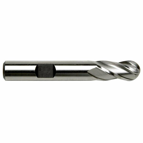 Sowa High Performance Cutting Tools 1 Dia x 1 Shank 4Flute Regular Length Ball Nose HSCO Cobalt End Mill 104972